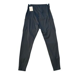 Poshdivah Maternity Leggings Wms Sz XL Pockets High Waist Tummy Control Casual‎